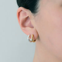 Hinged Huggie Earrings