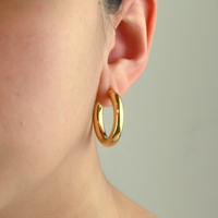 Chunky Hoop Earrings