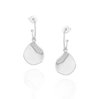 Organic Teardrop Oval Hoops
