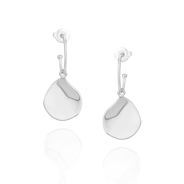 Organic Teardrop Oval Hoops