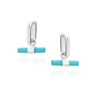 Rectangular Hoop Earrings