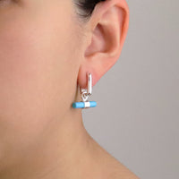 Rectangular Hoop Earrings