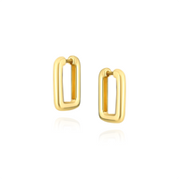 Rectangular Hoop Earrings