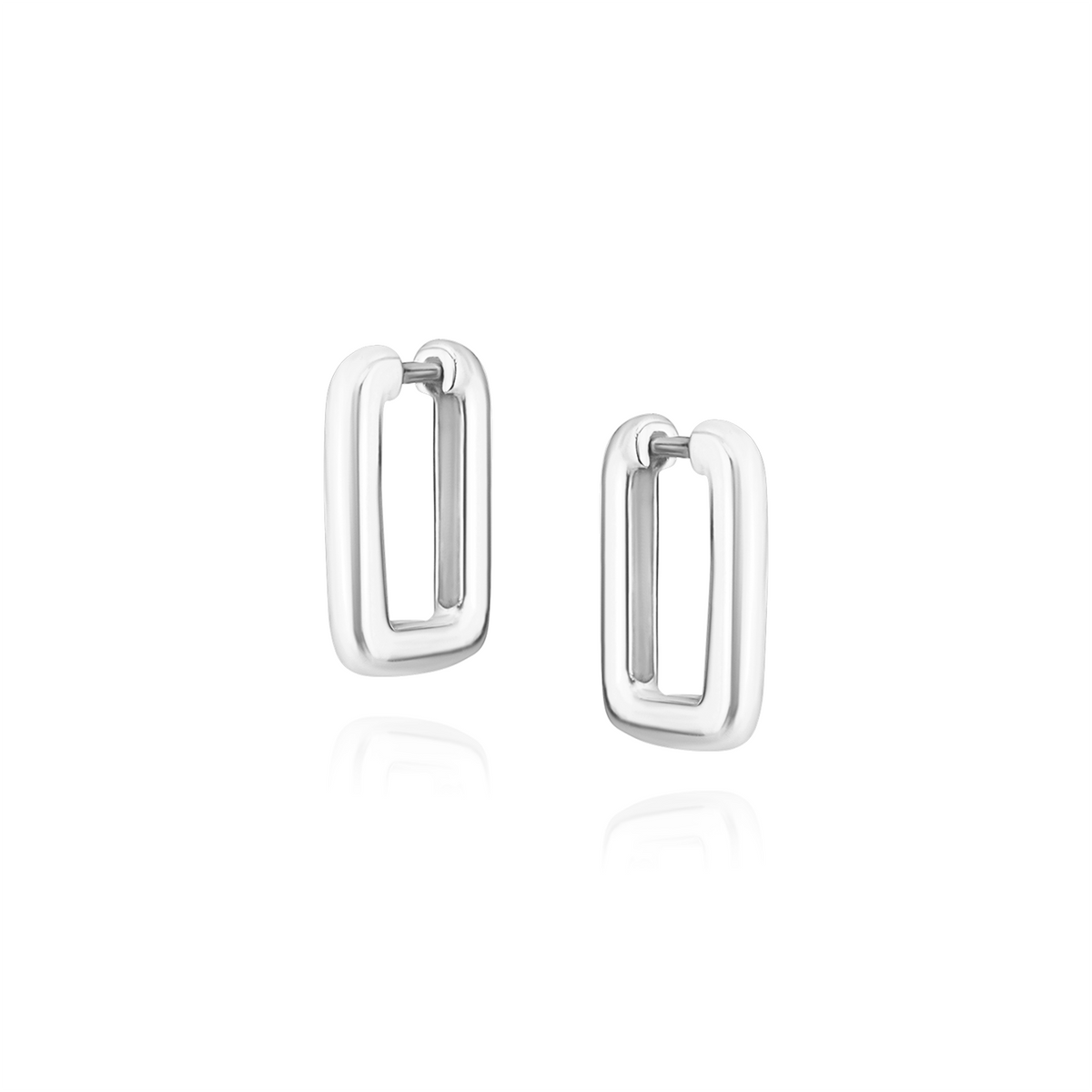 Rectangular Hoop Earrings