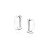 Rectangular Hoop Earrings