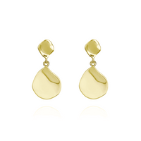 Organic Ripple Textured Earrings