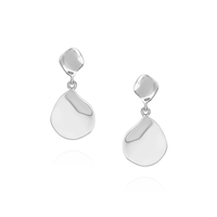 Organic Ripple Textured Earrings