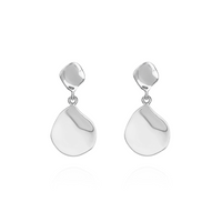 Organic Ripple Textured Earrings