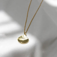 Organic Teardrop Pendant Necklace