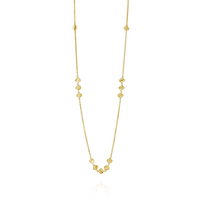 Ripple Textured Long Necklace