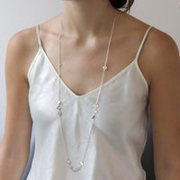 Ripple Textured Long Necklace
