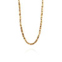 Plated Hematite Tile Necklace