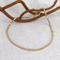 Plated Hematite Tile Necklace
