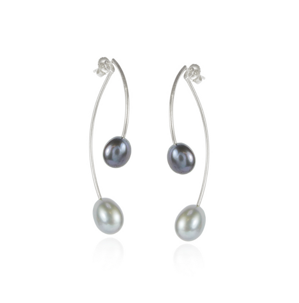 Pearl Jacket Earrings