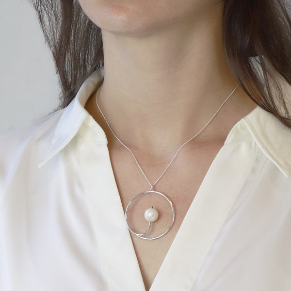 Contemporary Spiral Necklace