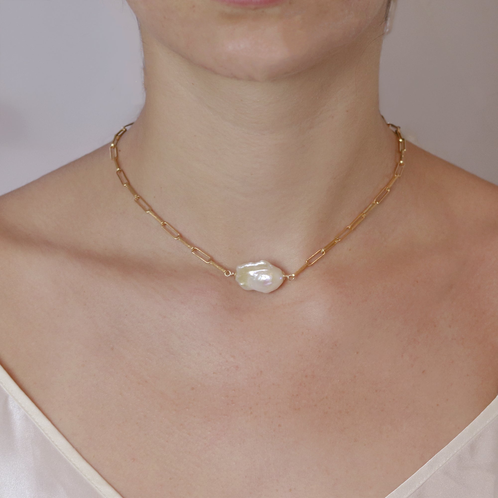 Baroque Pearl Choker Necklace – Mounir Jewellery