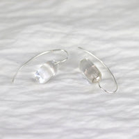 Rock Crystal Teardrop Earrings