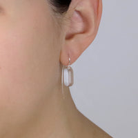 Rock Crystal Teardrop Earrings