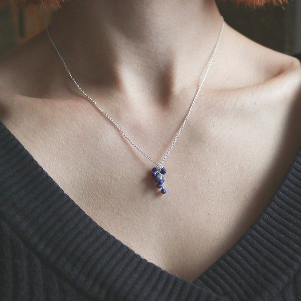 Grape Cluster Pendant Necklace