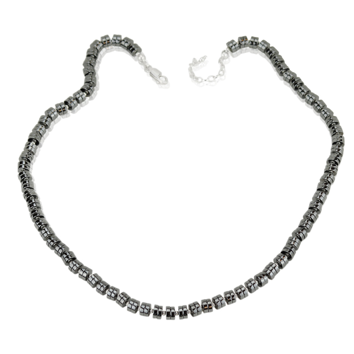 Hematite Beaded Necklace