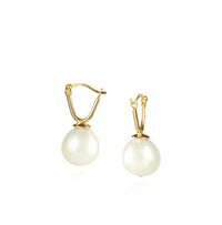 Hinged Baroque Pearl Earrings