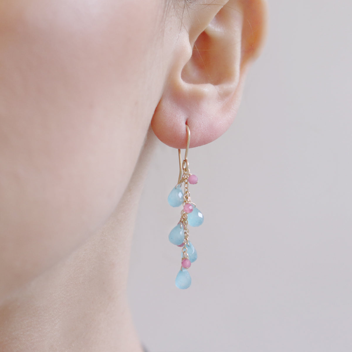 Briolette Waterfall Earrings