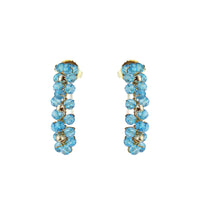 Clustered Hoop Earrings