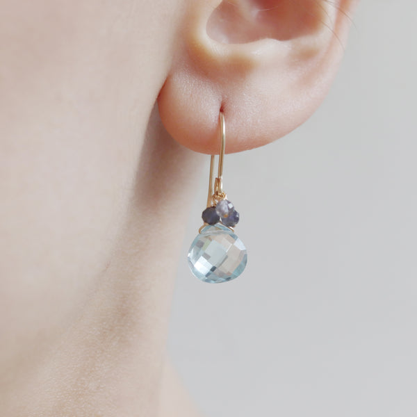 Dainty Gem Drop Earrings