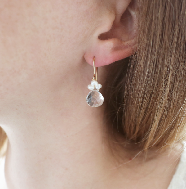 Rock Crystal Earrings