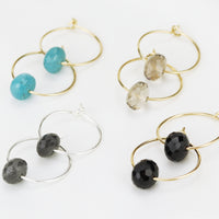 Faceted Mini Hoops