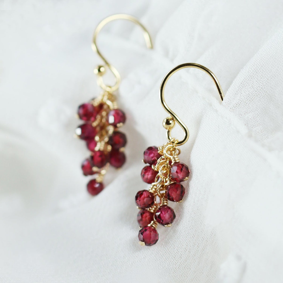 Grape Cluster Earrings