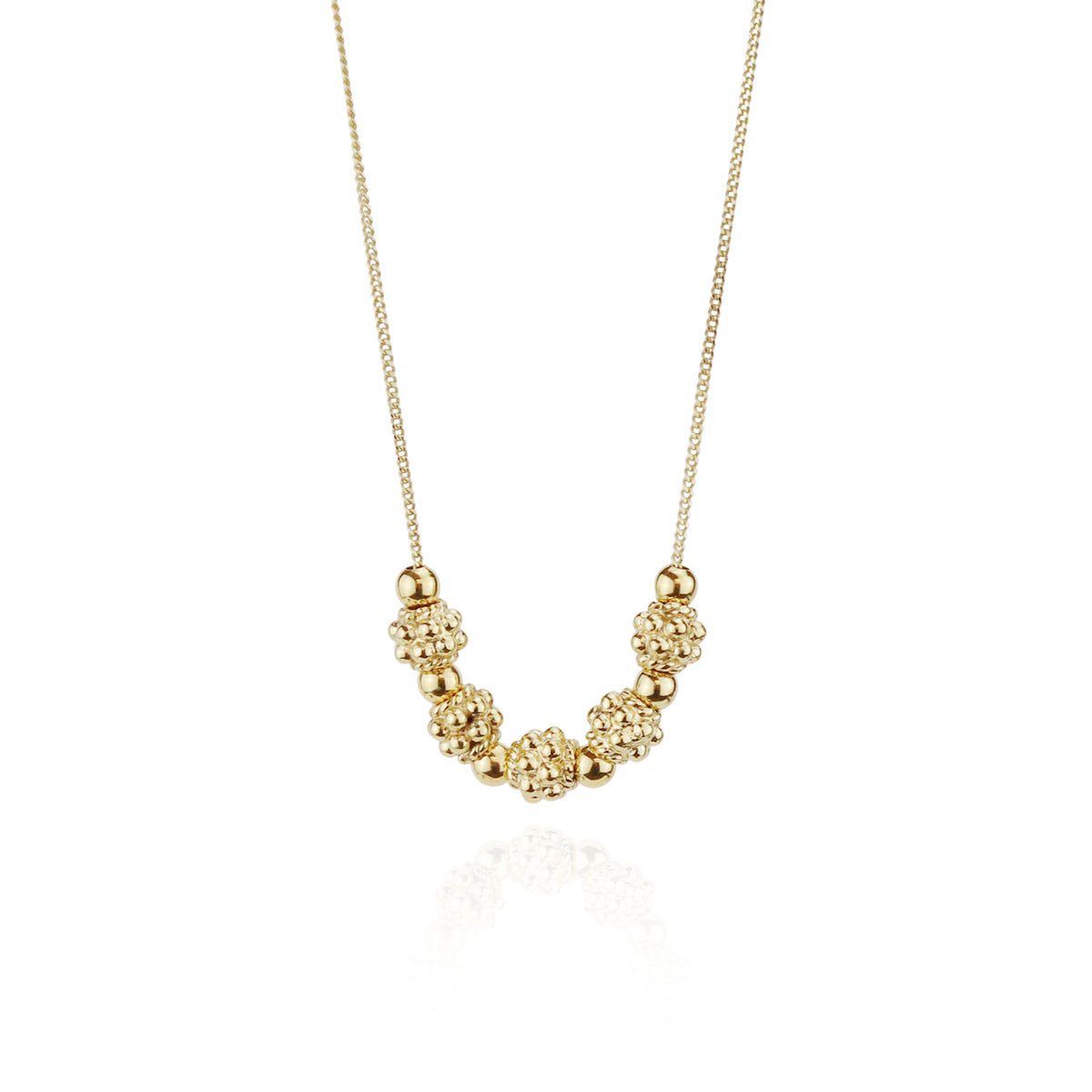 Ornate Gold Bead Necklace