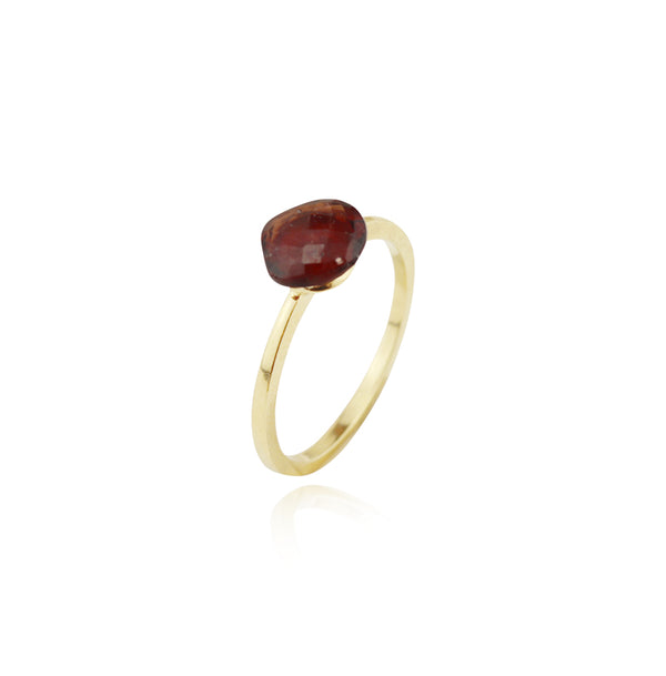 Faceted Nugget Ring