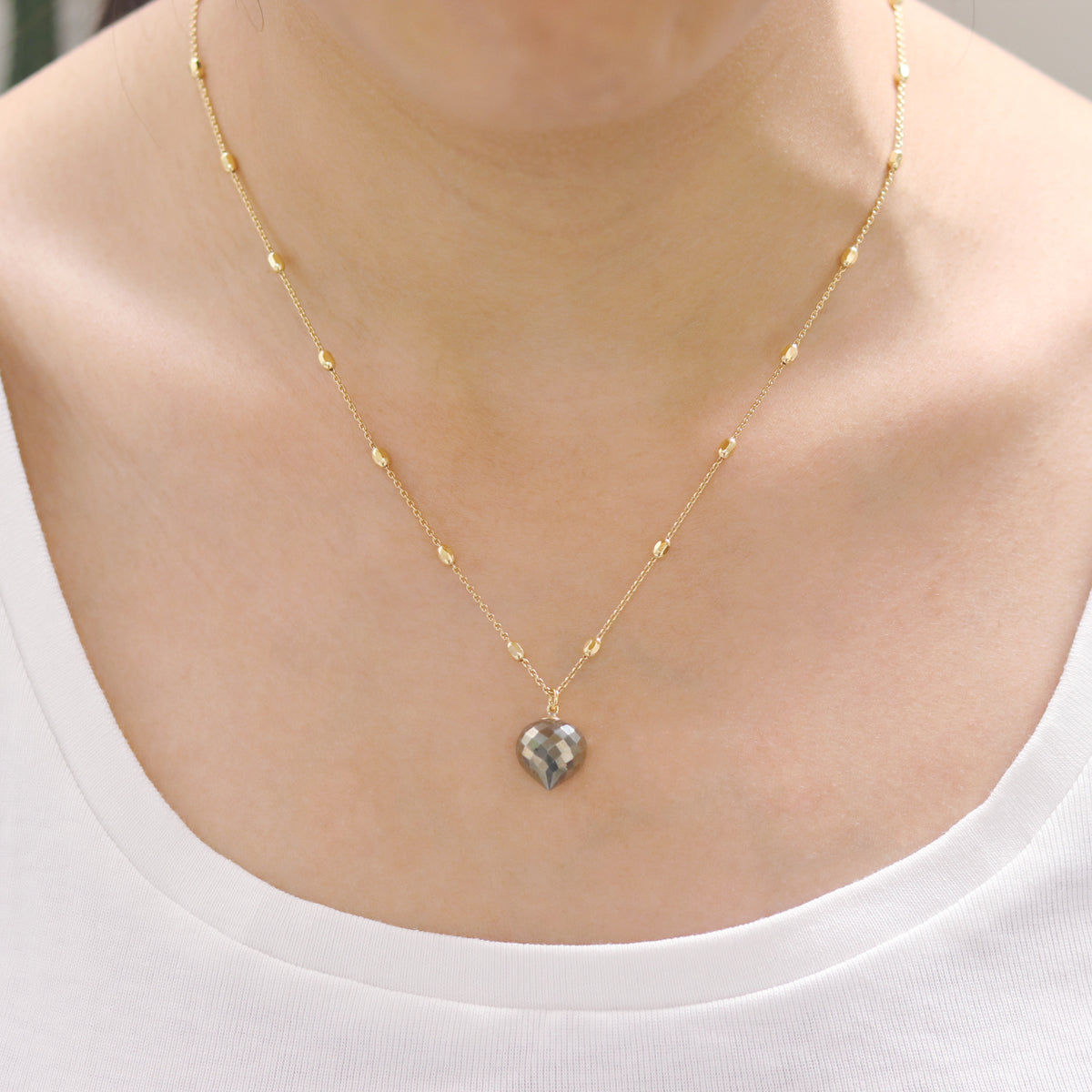 Minaret Pendant with Satellite Chain Necklace