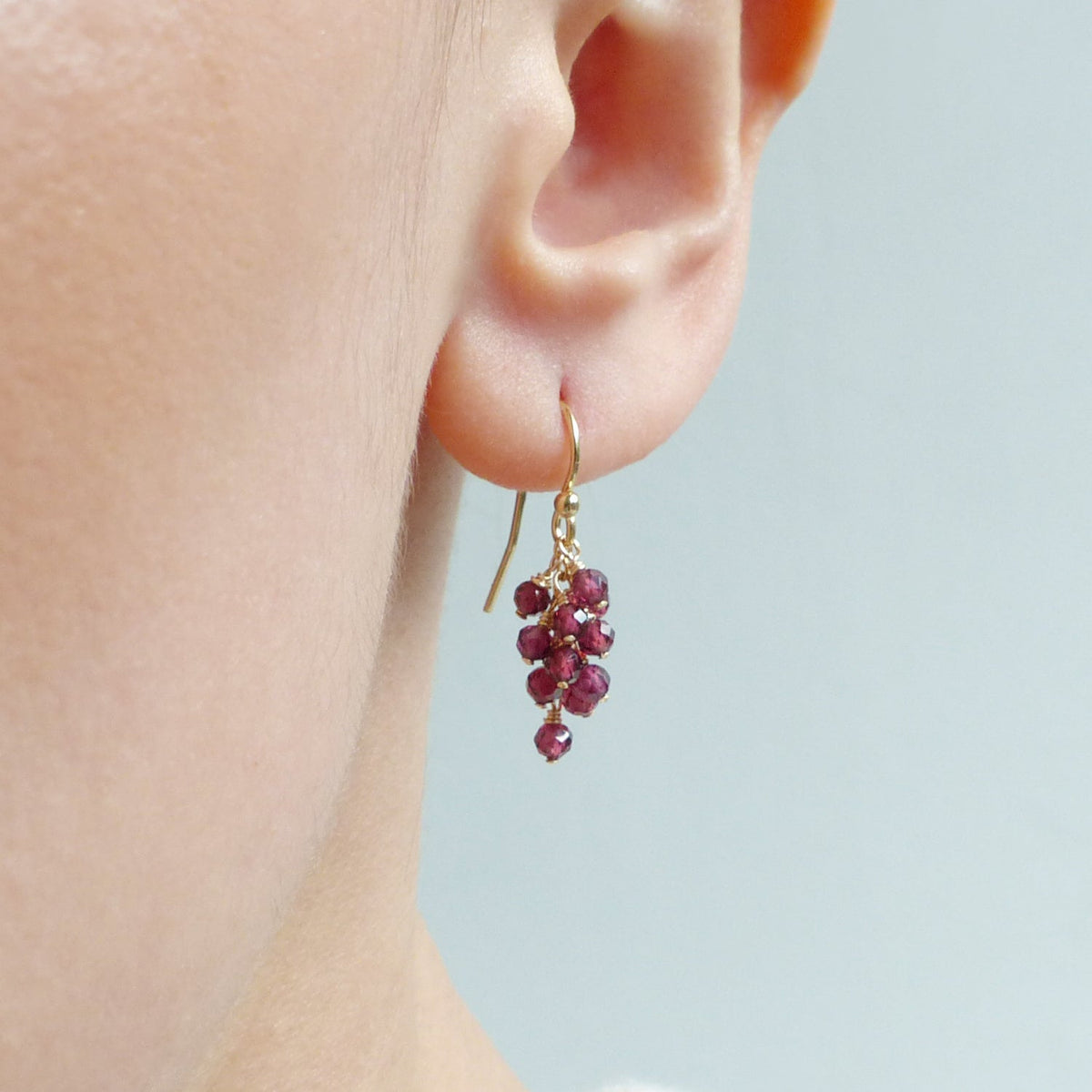 Grape Cluster Earrings