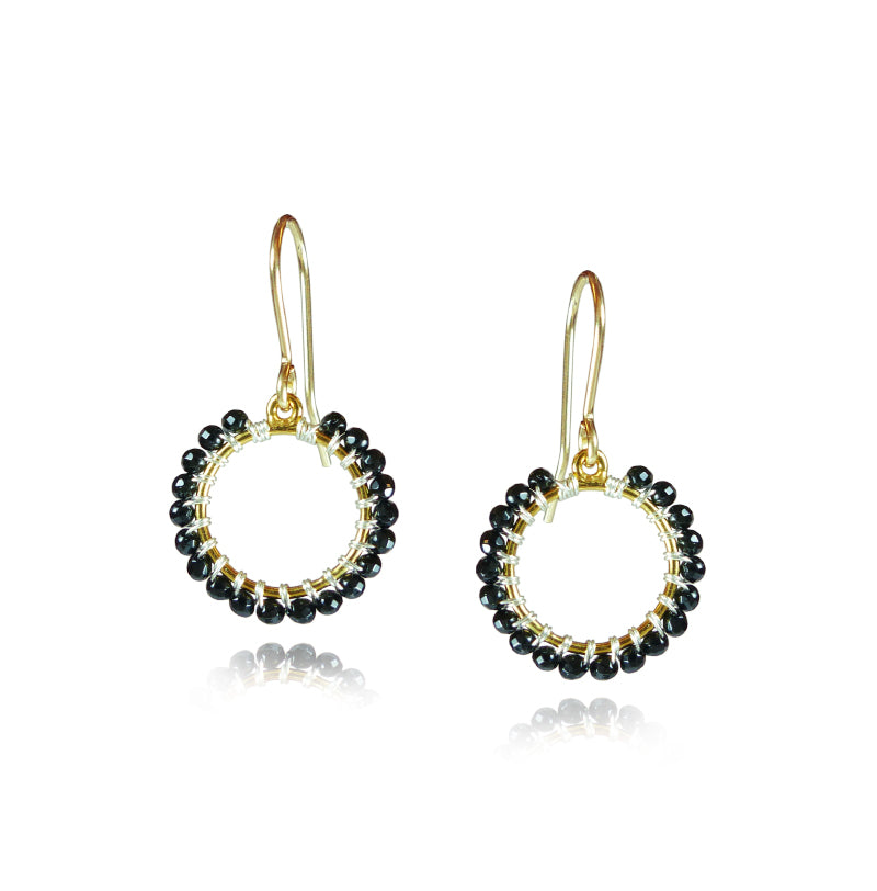 Wire Wrapped Fish Hook Earrings