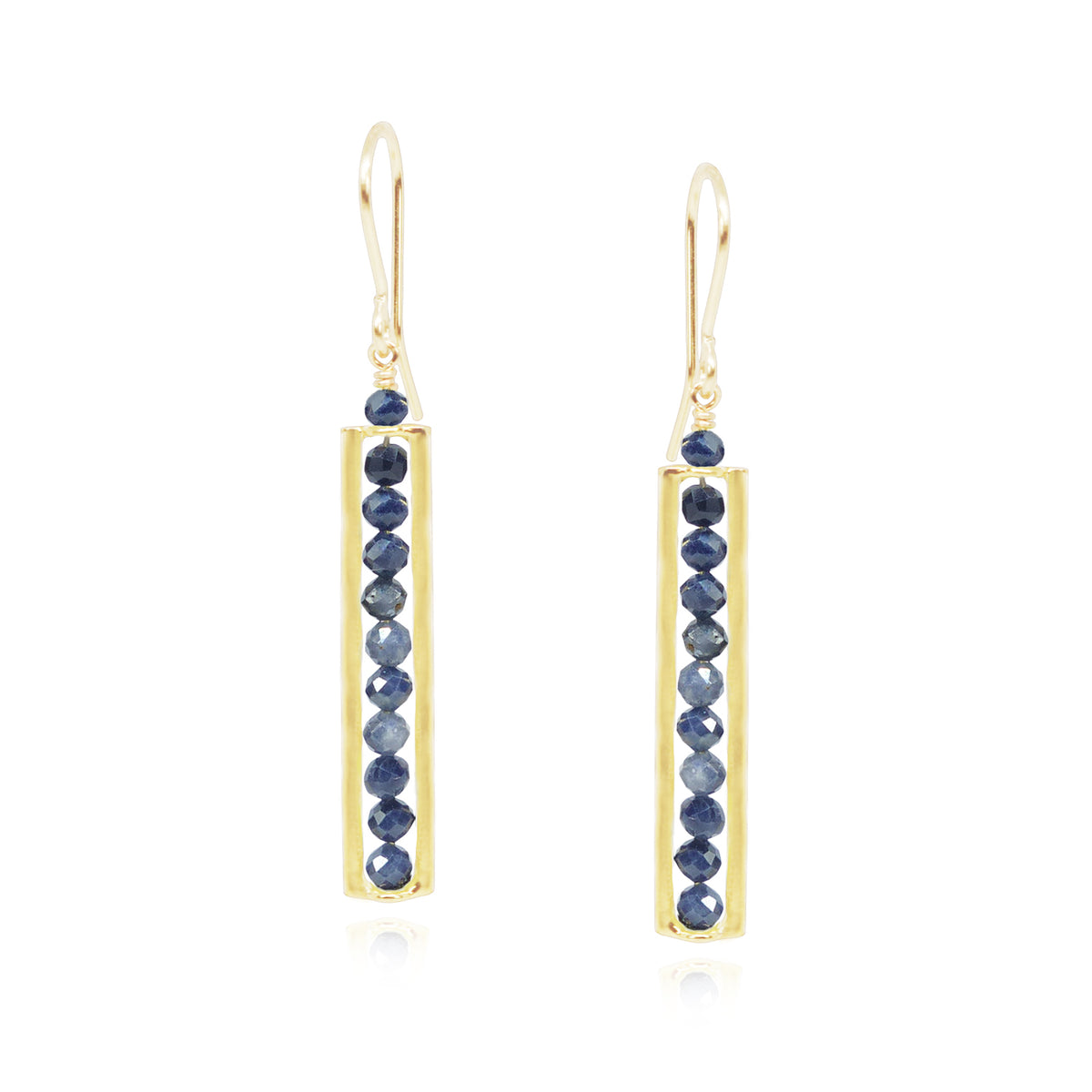 Gem Beads Pod Earrings