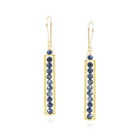 Gem Beads Pod Earrings