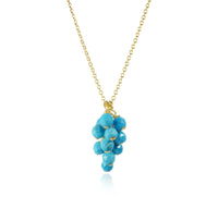 Grape Cluster Pendant Necklace