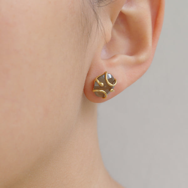 Caged Stud Earrings