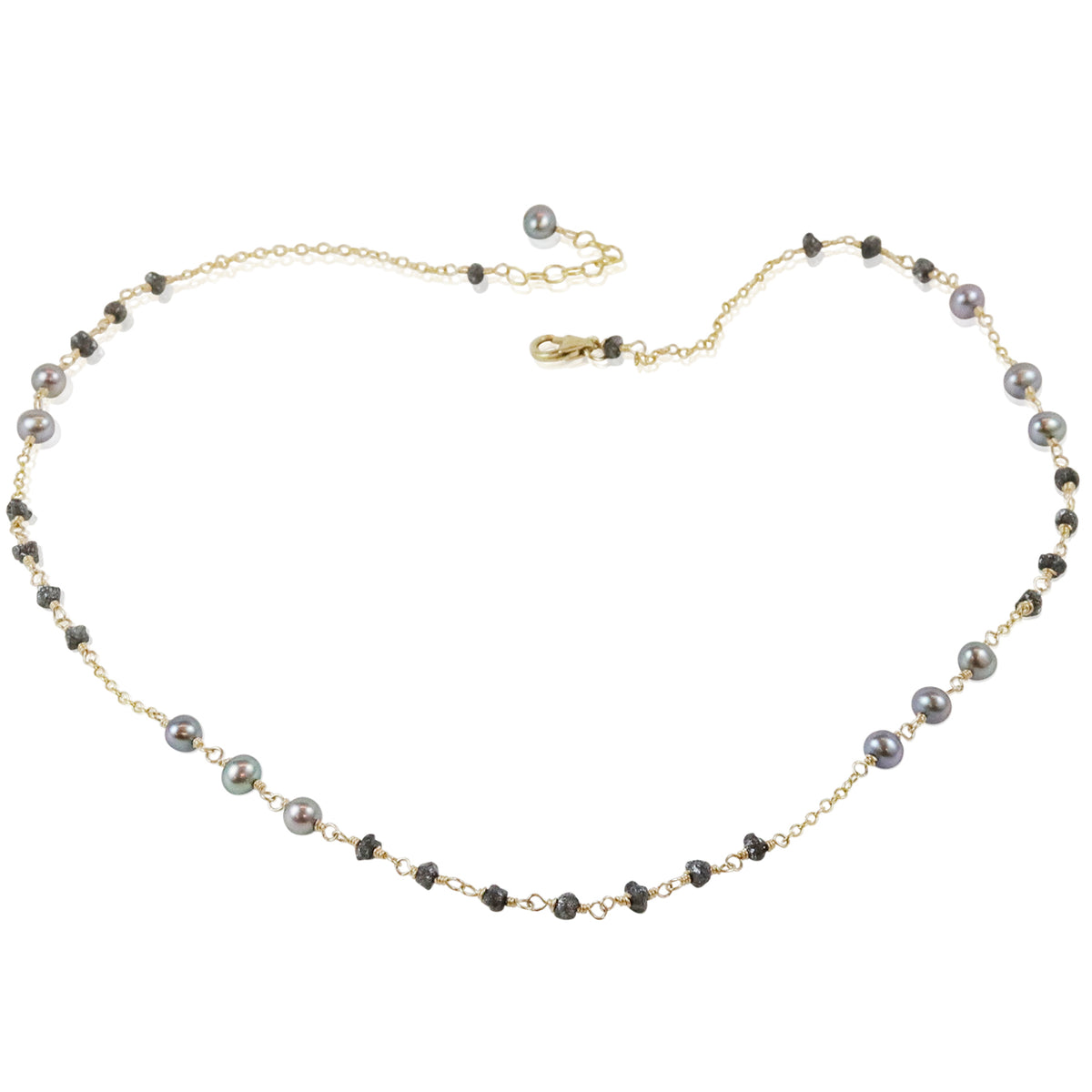 Pearl & Diamond Necklace