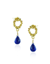 Briolette Textured Drop Earrings