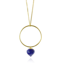 Round Shape Hoop Pendant Necklace