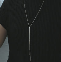 Sterling Silver Lariat Necklace