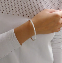 Pepper Textured Bangle