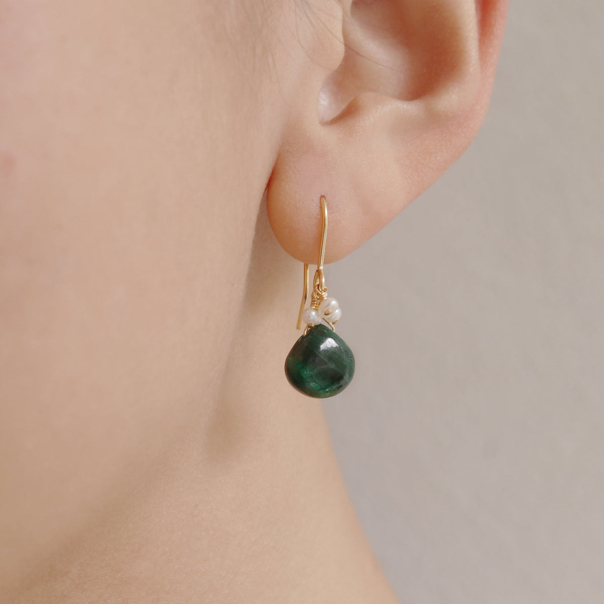 Dainty Smooth Drop Earrings