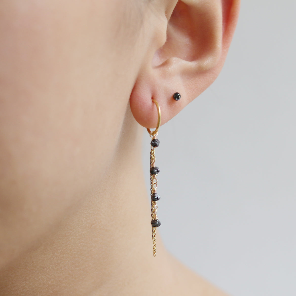 9ct Gold Diamond Stud Earrings