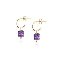 Heishi Bead Mini Hoops