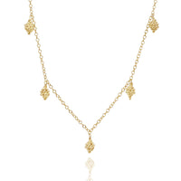 Ornate Gold Beads Necklace