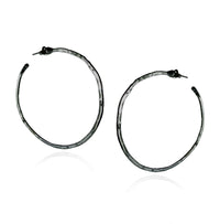 Silver Large Hoop Earrings